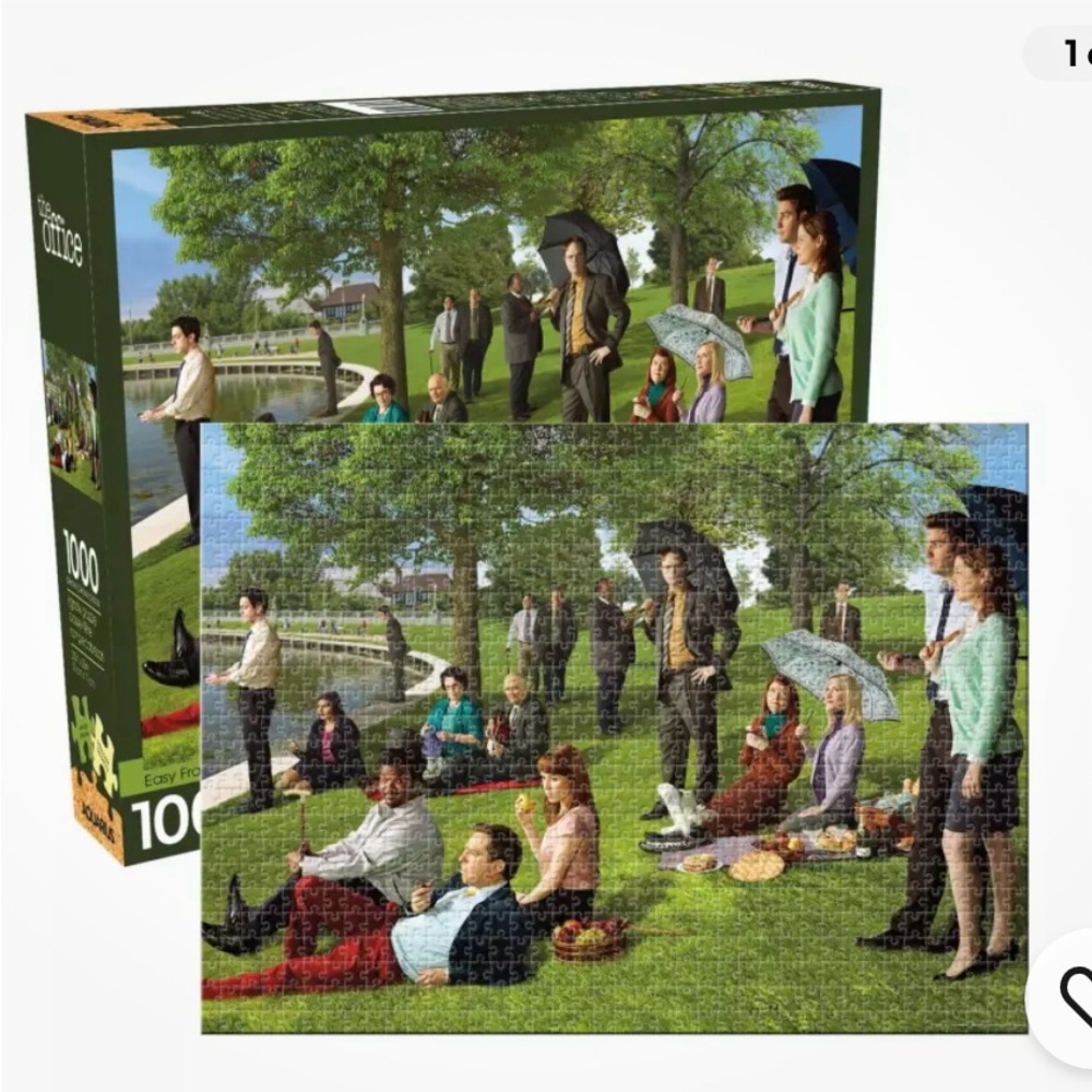 1000-Piece Puzzle with Picnic Scene